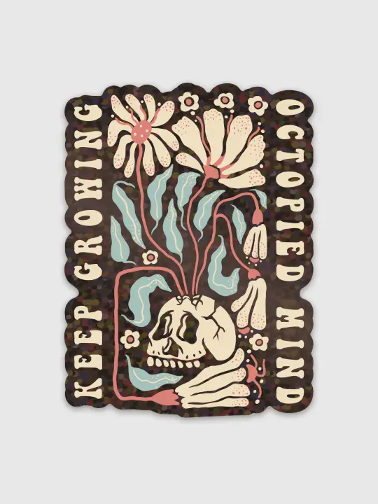Keep Growing Sticker