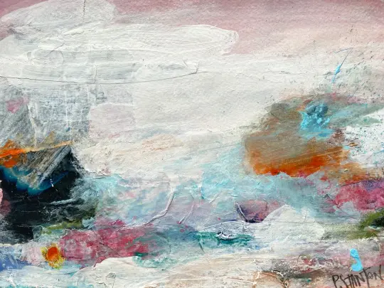 'Morning Weathers' - Mixed Media Painting on Paper