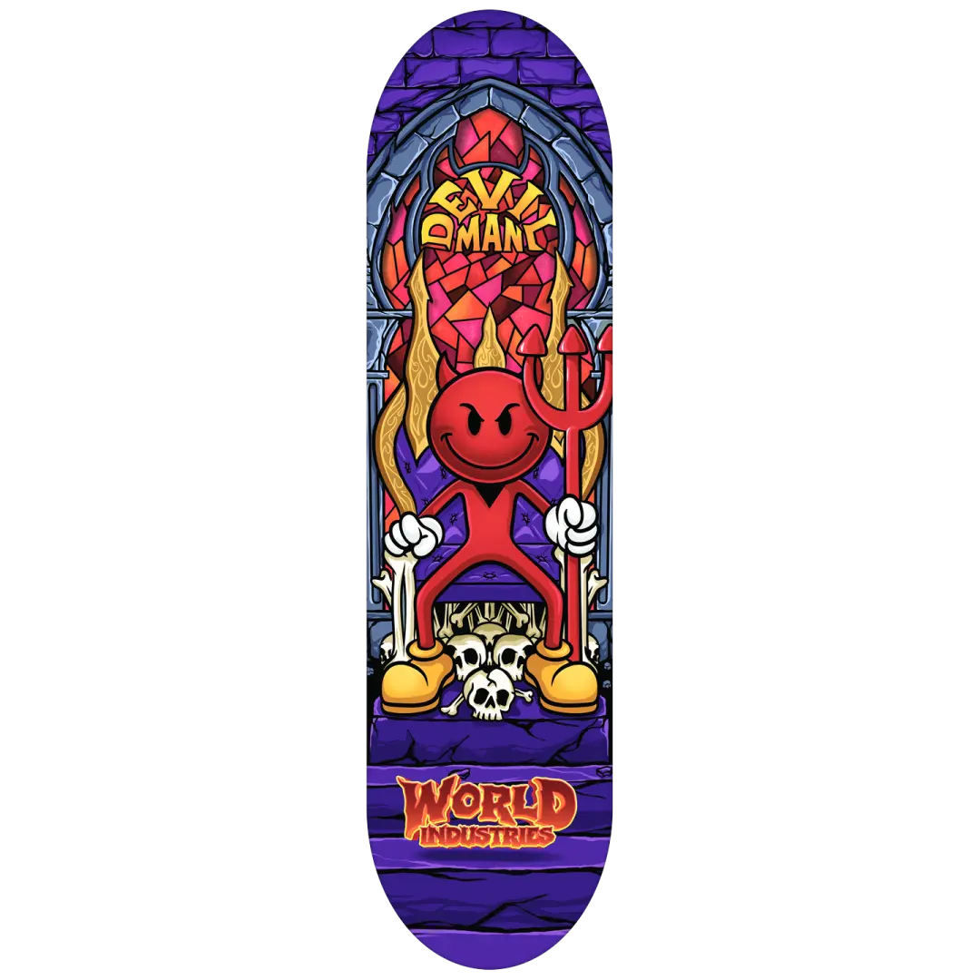 Devilman stained glass