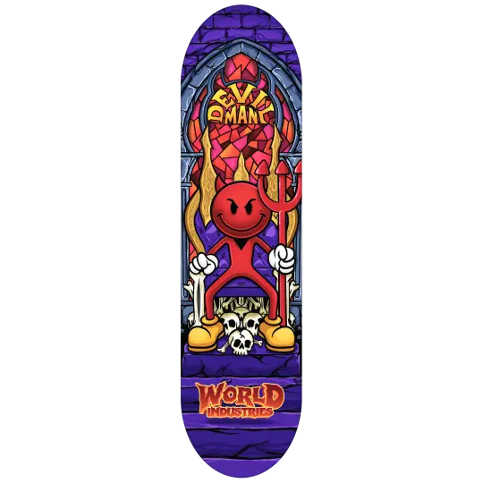 Devilman stained glass