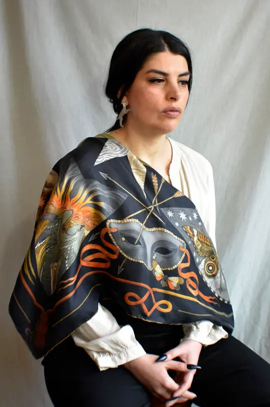 Tragedy of the Commons Silk Scarf