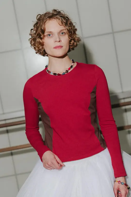 Tempo Top in Madder