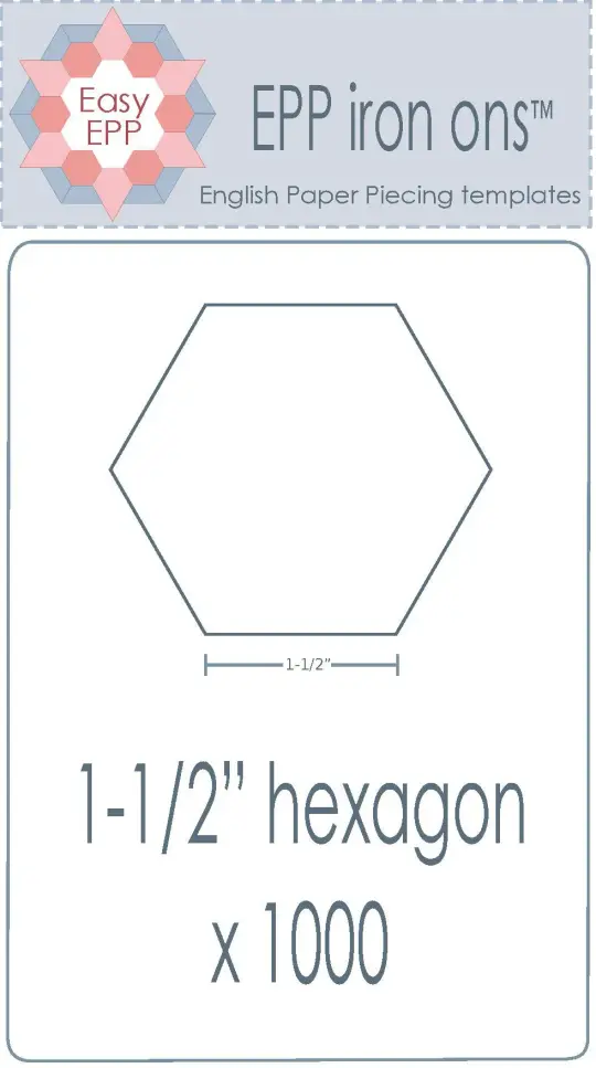 1 1/2" Hexie x 1000 Pack
