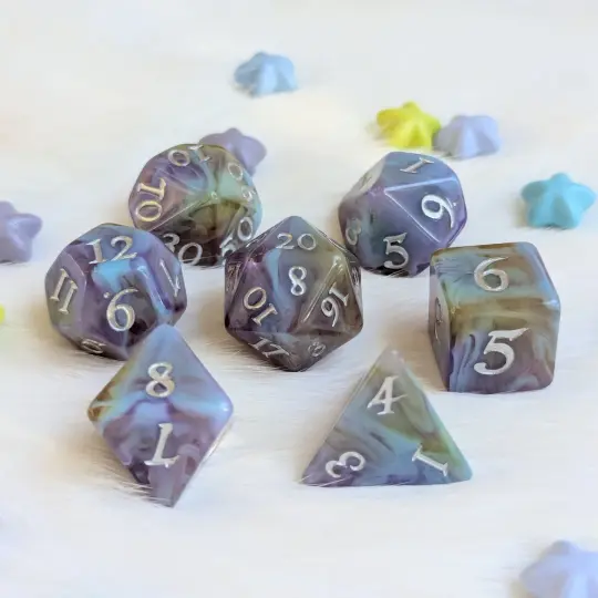 Mystic Riptide - 7 Piece Dice Set