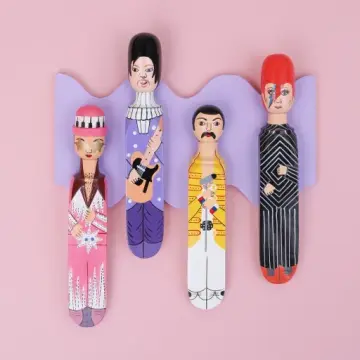 Door Stop 'Legends Pack' Hand Painted Wood