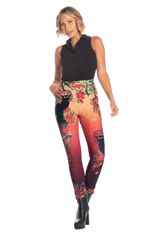 Le Chat Noir Cuffed Pants