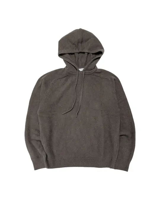 Amomento Racoon Hoodie Knit Brown
