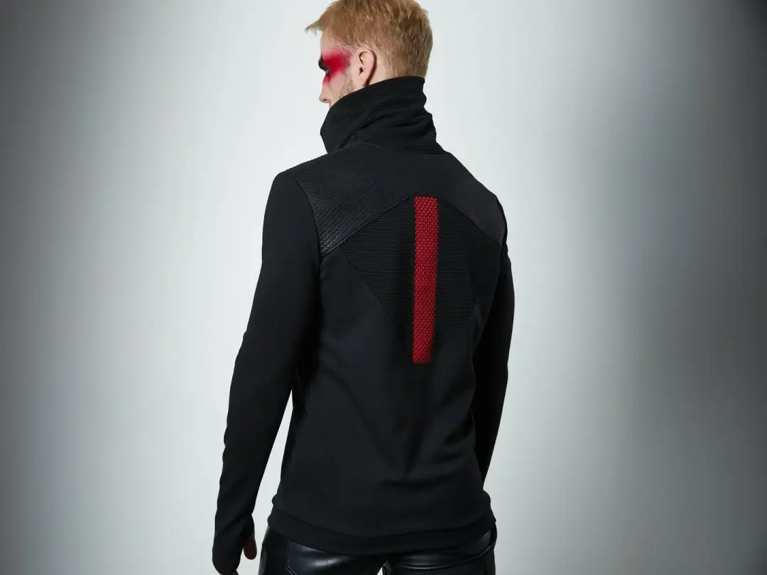 K-2 Black turtleneck sweater