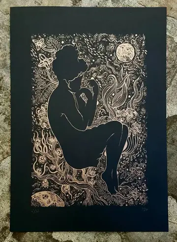 "In the Abyss" Art print
