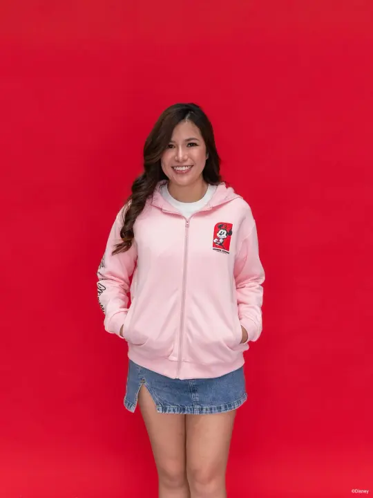 Adult Carey Minnie Hoodie - Pink