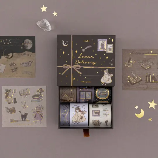 Tsuki ‘Lunar Delivery’ Washi Tape Set ☾