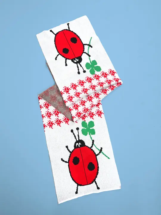 "Lucky Bug" Jumbo scarf