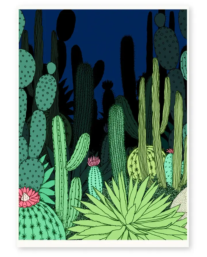 'Night Garden' Limited Edition Art Print