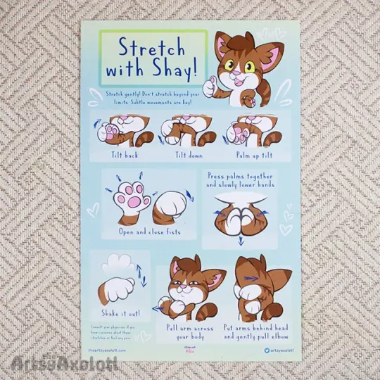 Stretch with Shay! Print