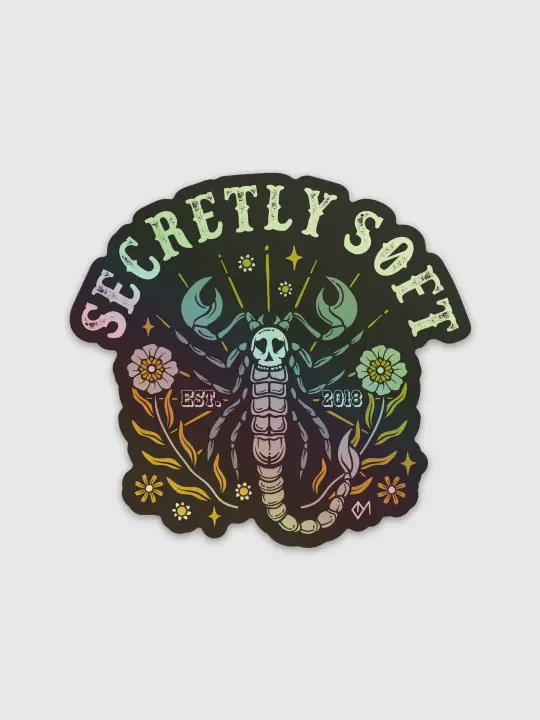 Secretly Soft Sticker