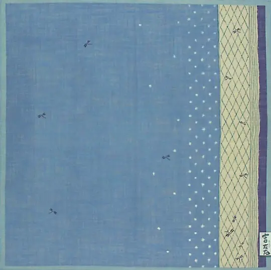 Cotton handkerchief - Dragonflies (3 colors)