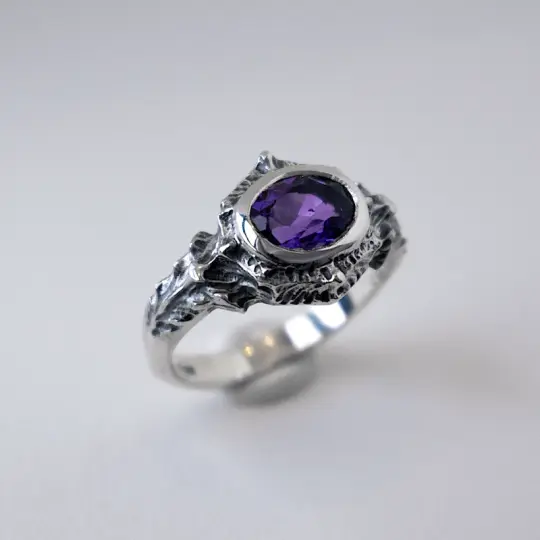 Reverie Ring // Faceted Amethyst (MTO)