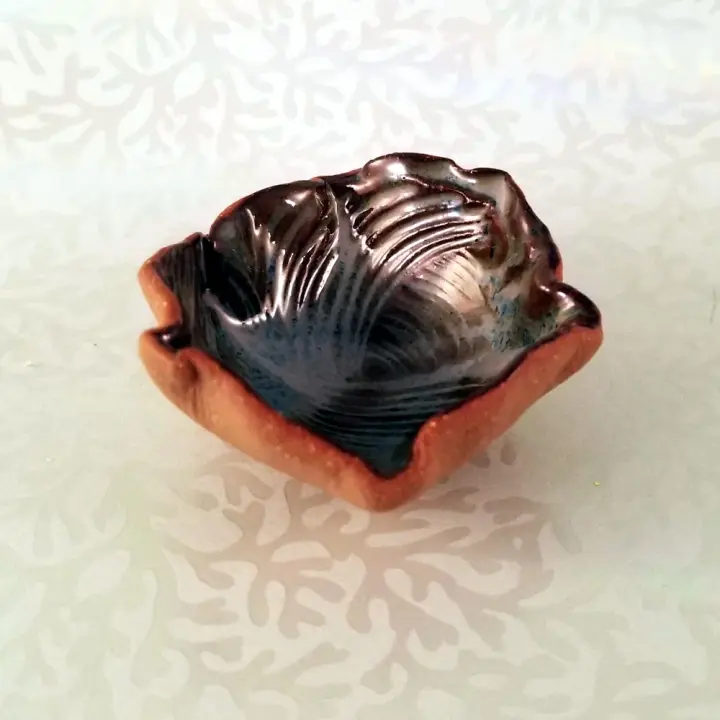 Ocean Wave Offering Bowl