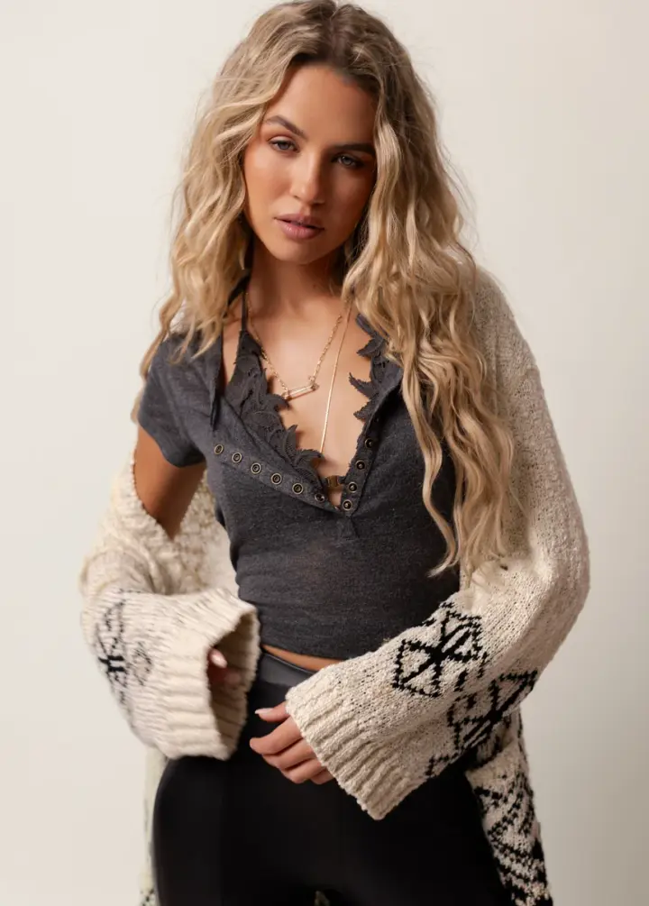 Kalama Henley in Heather Charcoal
