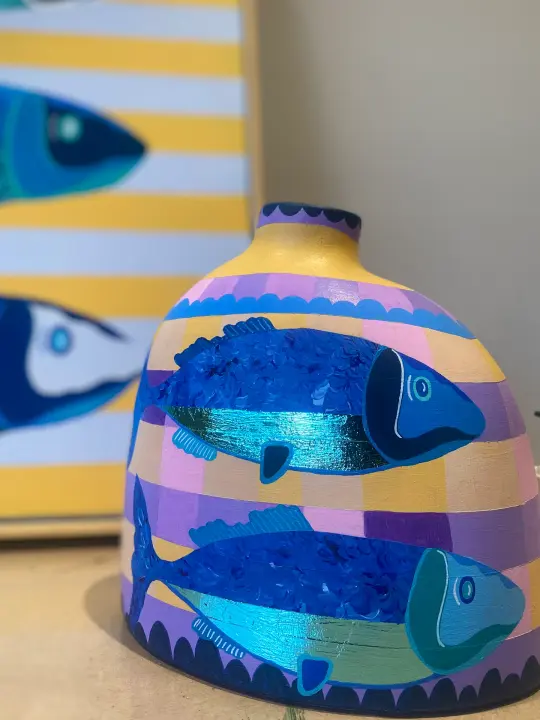 NEW ✨ Hand Painted Vase 💛