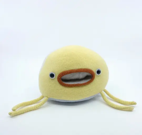 Flounce the plush yellow sweater monster