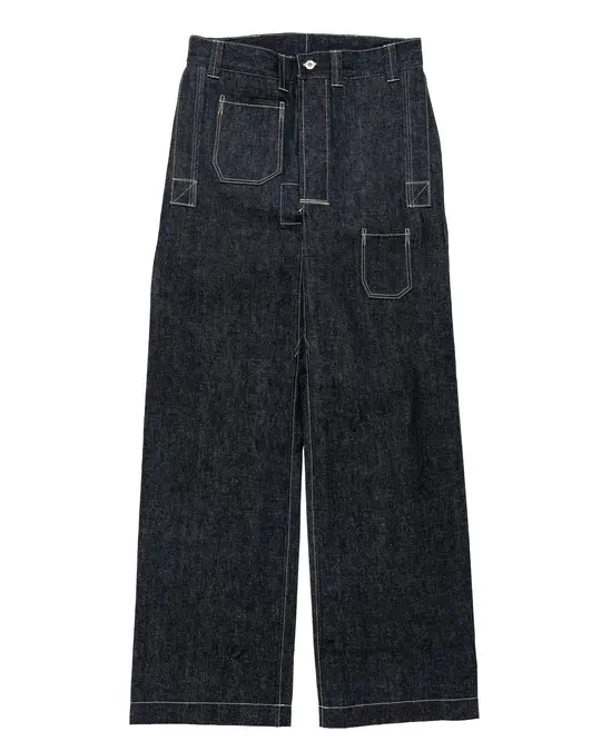 Warehouse Lot. JG-01S 1910s Netmaker's Trousers Indigo Denim Original