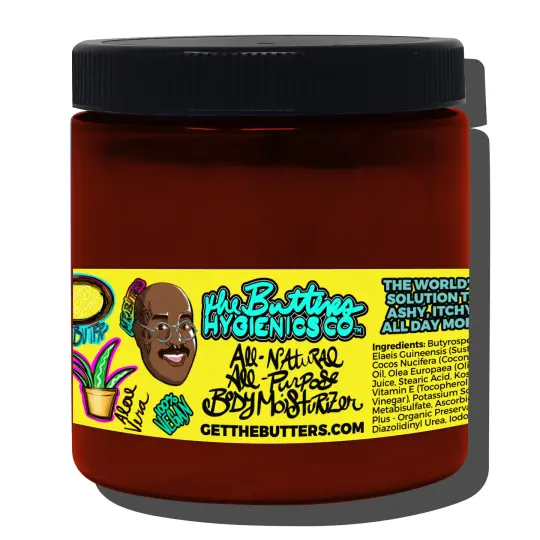 The Butters Body Moisturizer Aloe X Shea (Unscented) All-Natural All-Purpose Original Lubricating