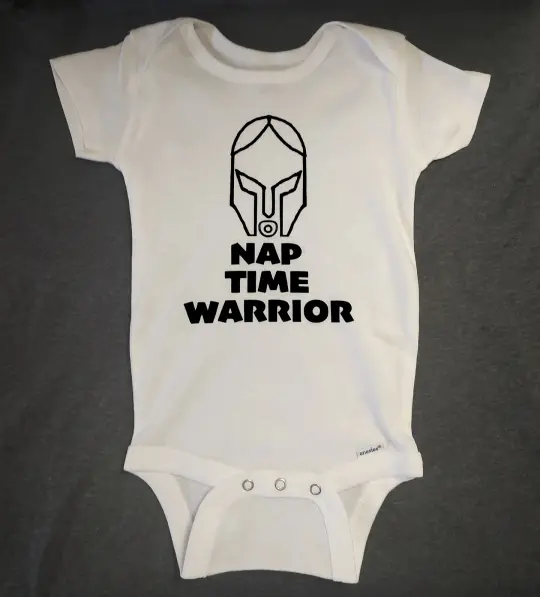 Nap Time Warrior (Baby Onesie)