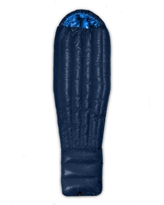 Overstock - 10F Mummy Sleeping Bag - Navy Shell - Standard - Long