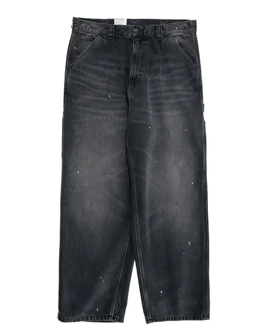 Carhartt W.I.P. OG Single Knee Pant Black Destroy Wash Splatter