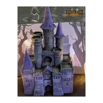 Vampire 3D Printed Dice Tower - Fate's End Collection - Cast Rolls in the Shadows of Immortal Elegance and Dark Desires!