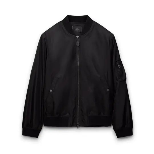 Nylon Twill Flight Jacket