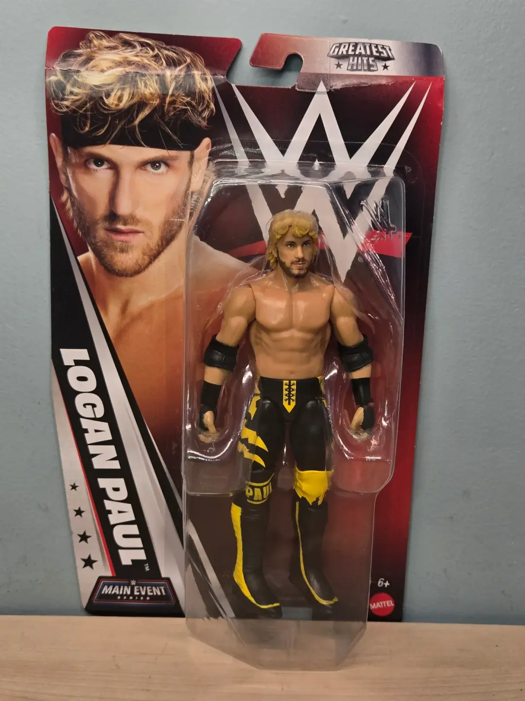 WWE Logan Paul Main Event Series Greatest Hits Action Figure Mattel 2026 New