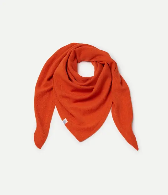 Medium Size Merino-Cashmere-Silk Triangle Scarf