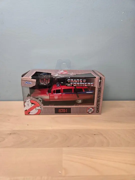 2025 Jada Hollywood Rides 1:32 Ghostbusters Ecto-1 Transformers Mashup Diecast