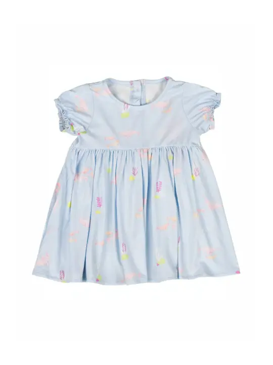 Jersey Scarlett Dress - Pink Narwhals