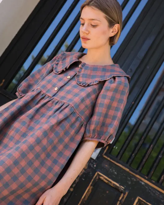 DOMME oversized linen dress