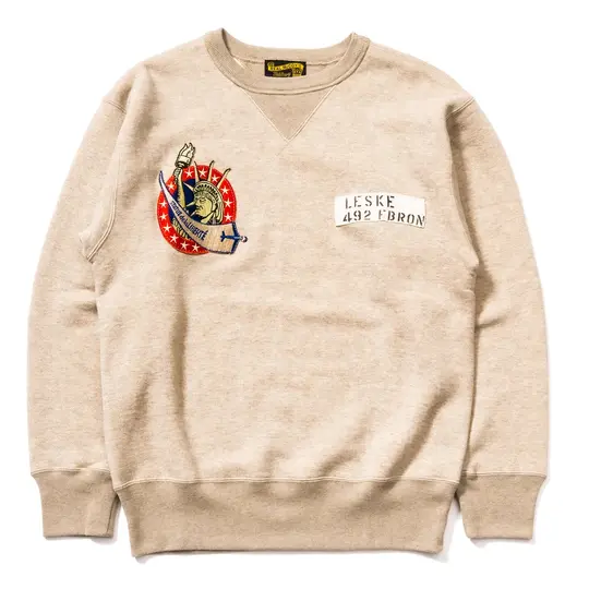 MILITARY PRINT SWEATSHIRT / STATUE de la LIBERTÉ