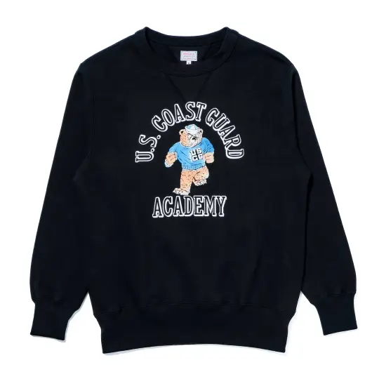 MILITARY PRINT SWEATSHIRT / U.S. COASTGUARD ACADEMY