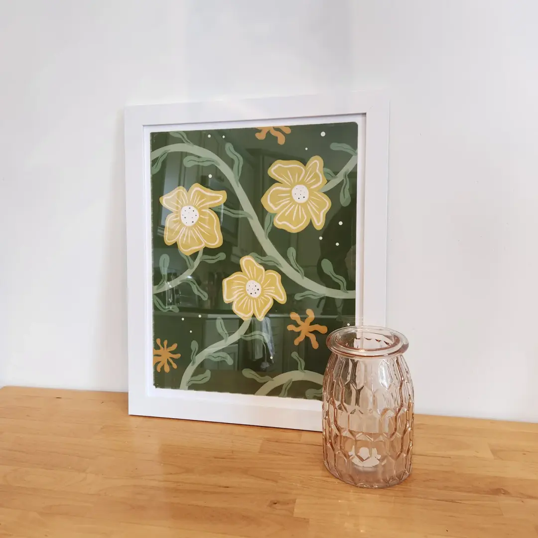 Freeform Floral Print