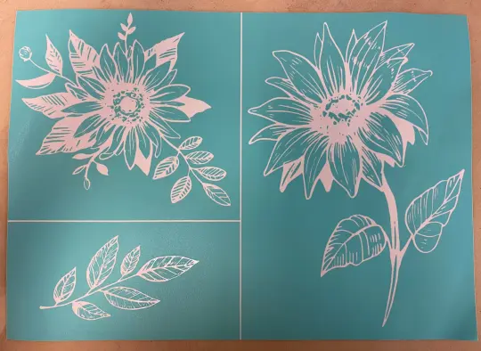 Sunflowers and more 8.5" x 12"