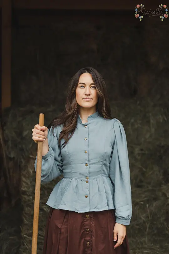 Prairie Blouse in Daphne