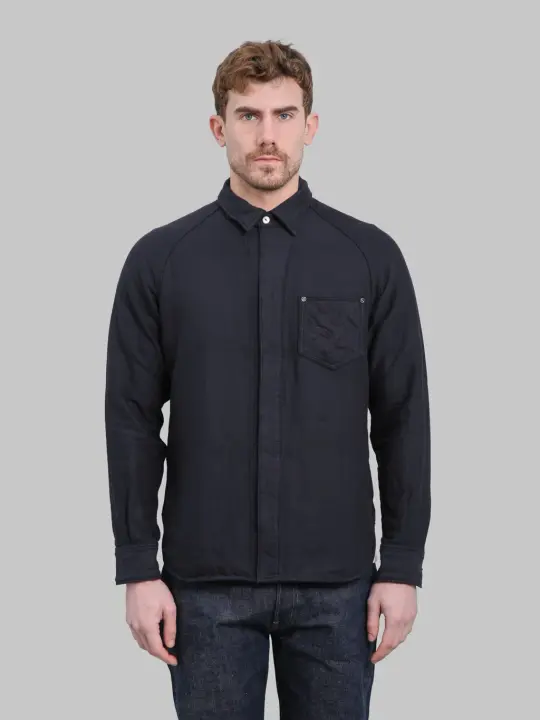 Deluxeware 7649C 40's Native Border Shirt Navy