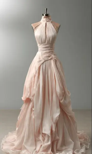 Sweet Elegant Prom Gown ,Chiffon Maxi Evening Dress Birthday Dress RS1280