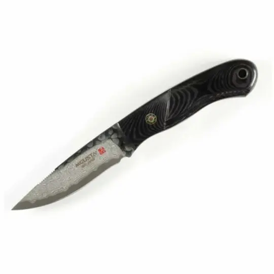 Mcusta Mike Irie Collaboration Sport 100 Damascus with VG-10 Core Micarta 6.5" Fixed Blade