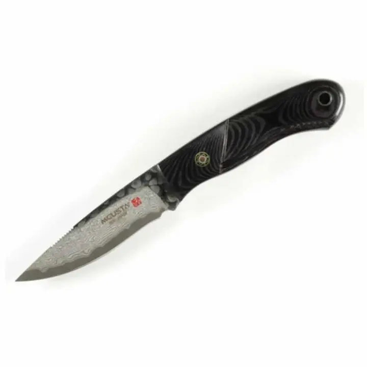 Mcusta Mike Irie Collaboration Sport 100 Damascus with VG-10 Core Micarta 6.5" Fixed Blade