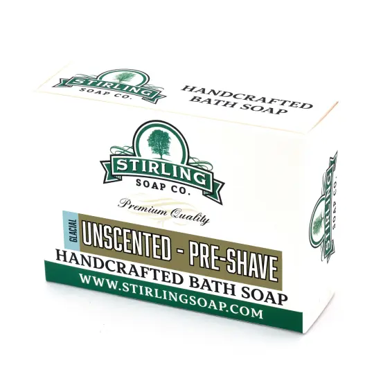 Glacial Unscented - Pre-Shave Soap