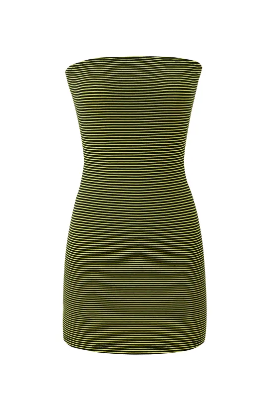 Sexy Bee Strapless Mini Dress