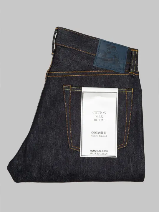 Momotaro Jeans 0605SILK 16oz Silk Denim Natural Tapered Jeans