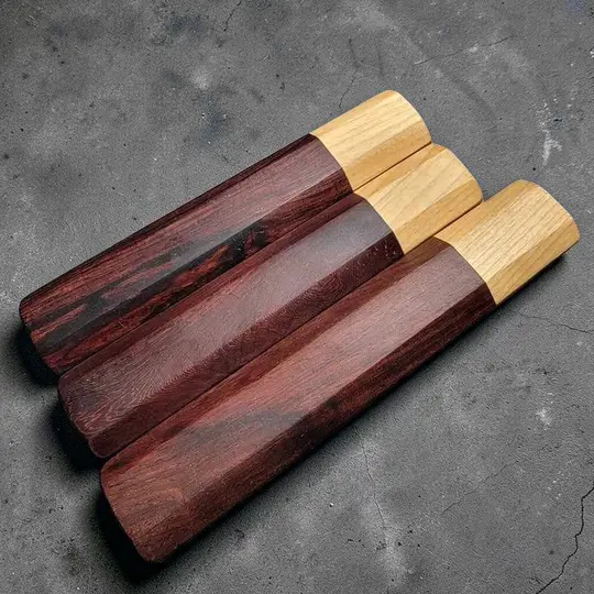 Tokushu Custom Rosewood Handle with Blonde Ferrule